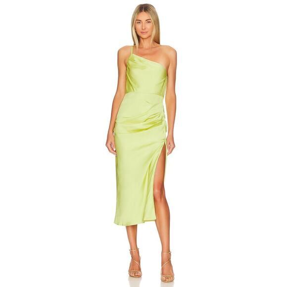 Lovers and Friends Amina Midi Dress Green Size XL NWT - Picture 1 of 6